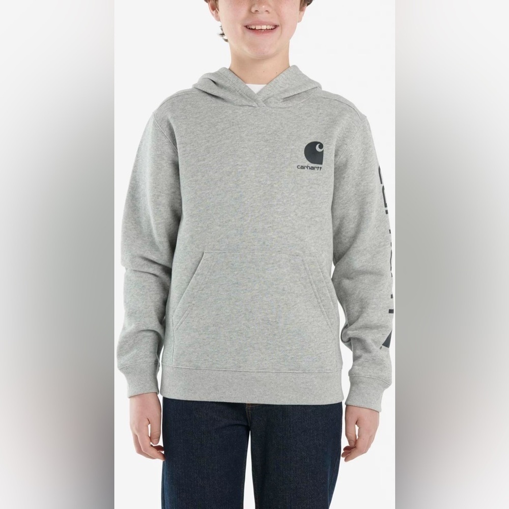 Carhartt boys hoodie toddler graphic sweatshirt pullover pocket